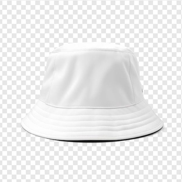 PSD chapeau blanc sur fond transparent psd