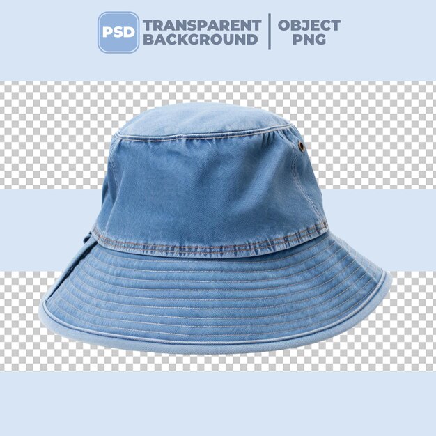 Chapeau bleu isolé sur un fond transparent PNG