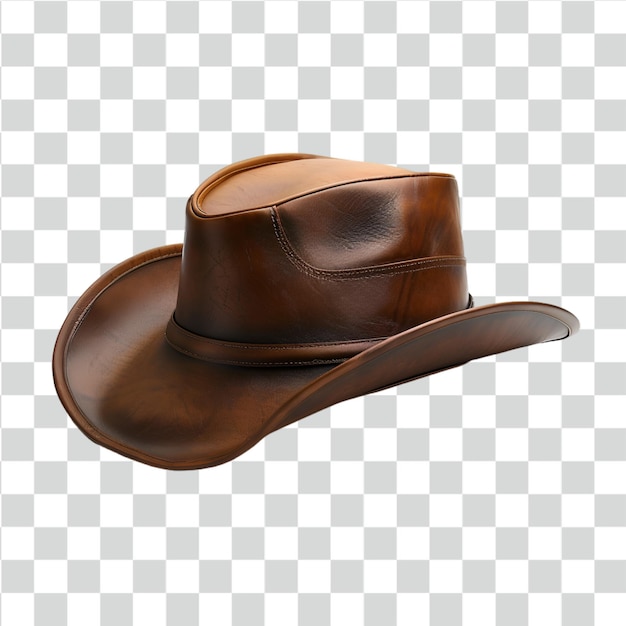 PSD chapeau de cow-boy sur fond transparent