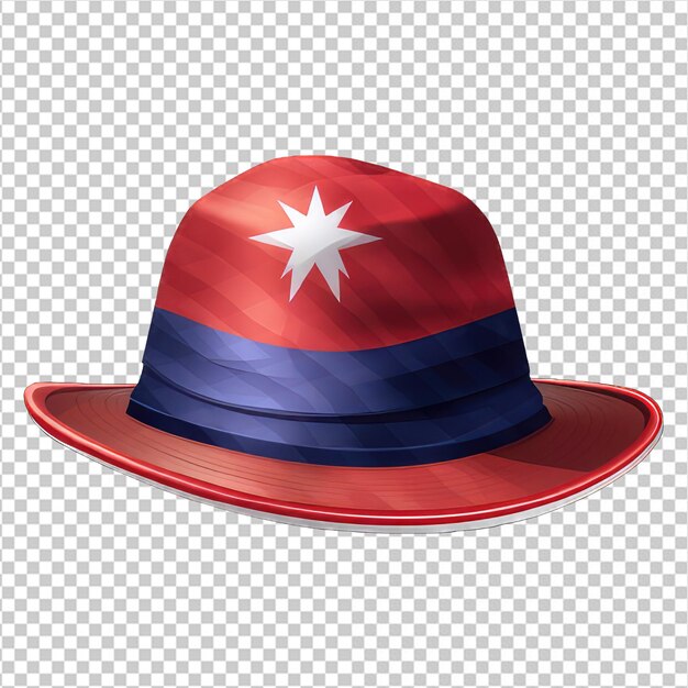 PSD chapeau du drapeau de cuba en png