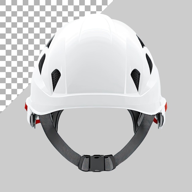 Chapeau dur fond blanc isolé sur les bords style vectoriel rendu 3D pas d'ombre pas de réflexion pas d'ombrage fond transparent