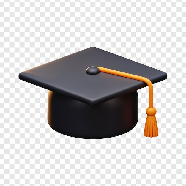 Chapeau de graduation 3D