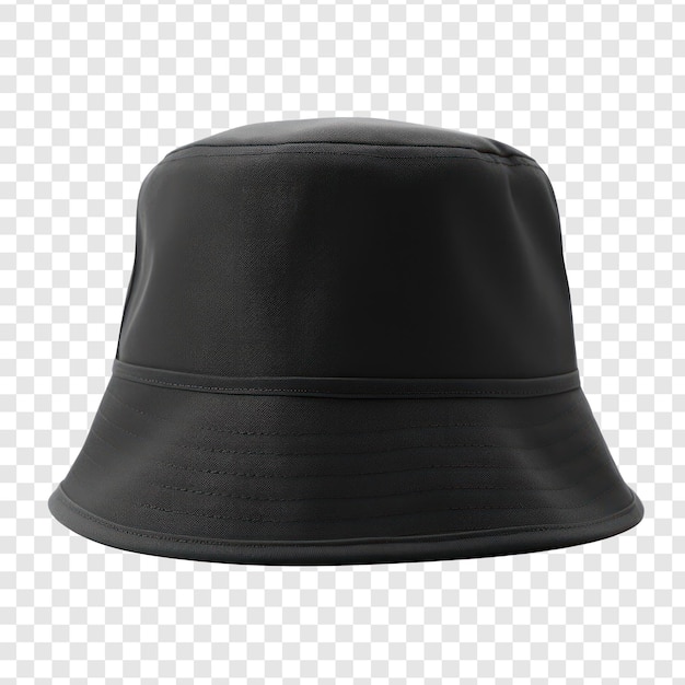 PSD un chapeau noir sur fond transparent psd