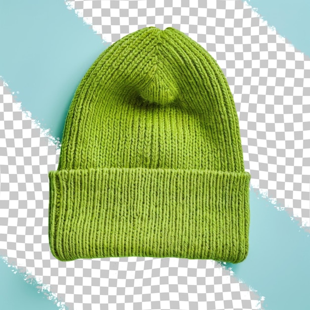 PSD un chapeau vert avec une casquette qui dit allez-y