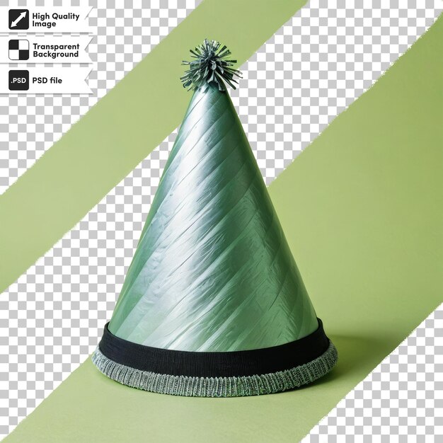 PSD chapeaux de fête psd sur fond transparent avec couche de masque modifiable