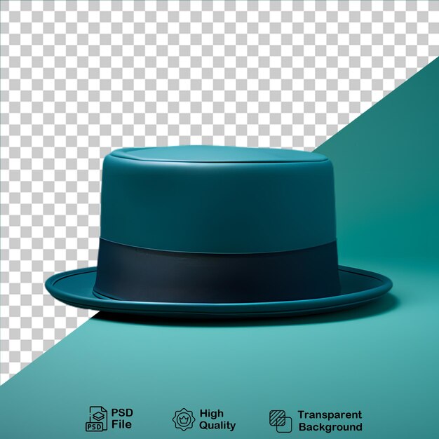 Chapéu azul isolado em arquivo png de fundo transparente