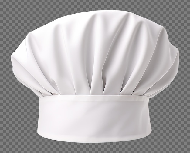 Chapéu de chef isolado em fundo transparente