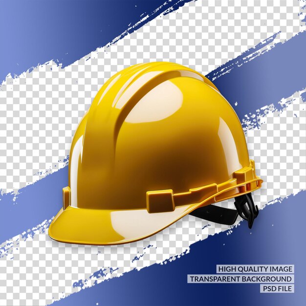 PSD chapéu de engenheiro 3d png clipart transparente fundo isolado