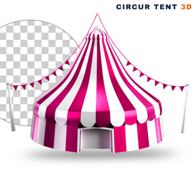 Un Chapiteau De Cirque Avec Le Mot Circonférence Dessus