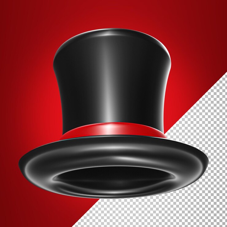 PSD chapu 3d isolado