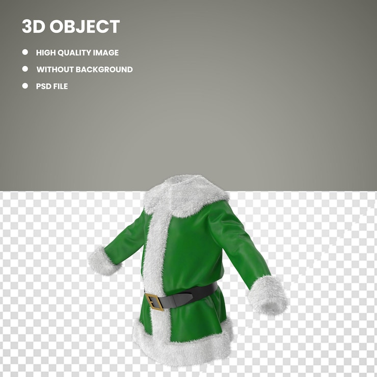 PSD chaqueta navideña