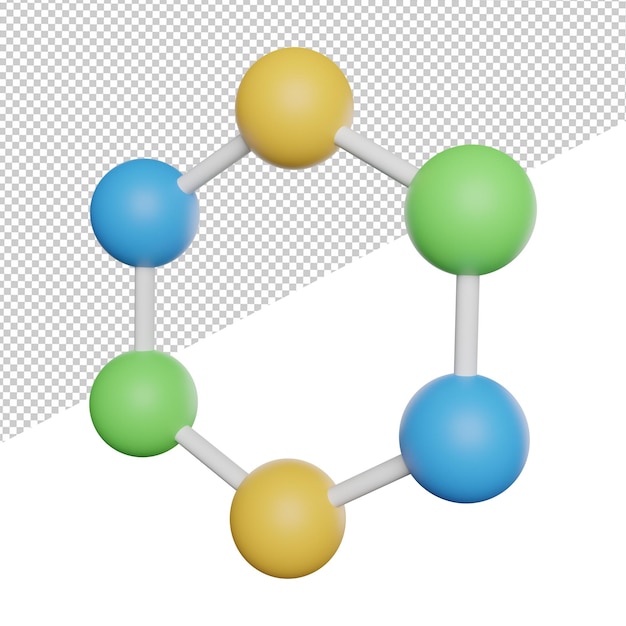 PSD chart connection analytics seitenansicht 3d-rendering-illustration auf transparentem hintergrund