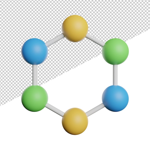 PSD chart connection analytics vorderansicht 3d-darstellung auf transparentem hintergrund