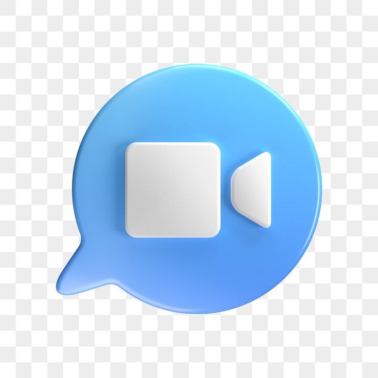 PSD chat 3d livestream pour l'application de chat et les vidéoconférences