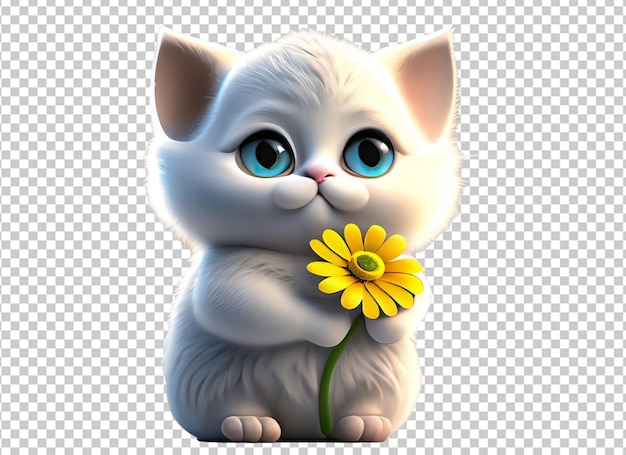 PSD le chat en 3d