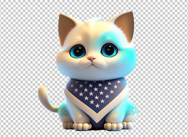 chat mignon 3D