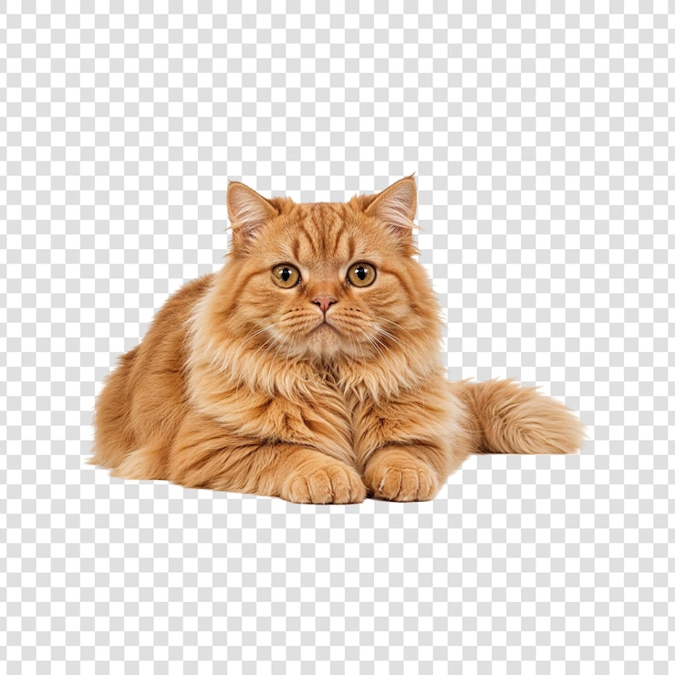 PSD le chat orange adorable