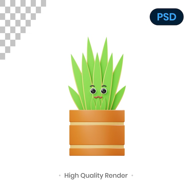 Chaume Illustration De Rendu 3d Premium Psd