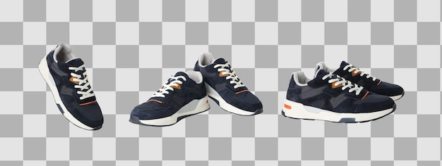 Chaussures sportives conçues pour le port occasionnel améliorant le confort et le style isolées sur PNG blanc
