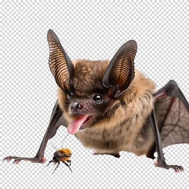 PSD des chauves-souris d'halloween isolées sur un fond transparent