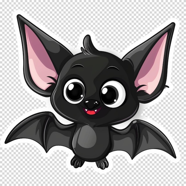 PSD des chauves-souris d'halloween isolées sur un fond transparent