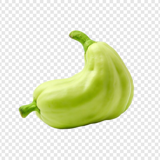 PSD chayote isolado em fundo transparente