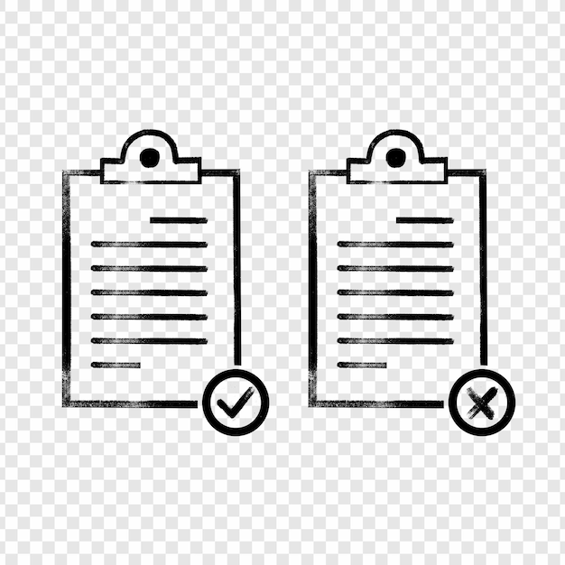 Checklist and Approval Icons