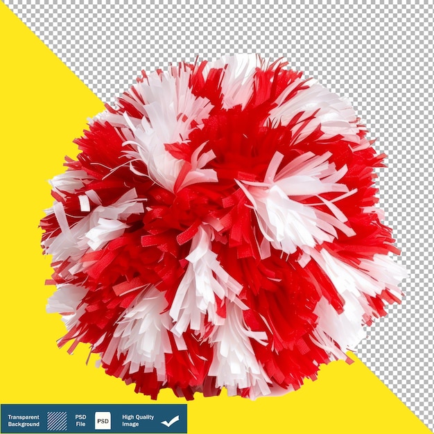 Cheerleader pompoms isolierte energische cheerleading-zubehör png psd