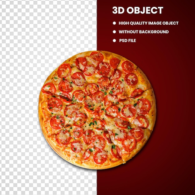 Cheesy Pizza italienisches Essen