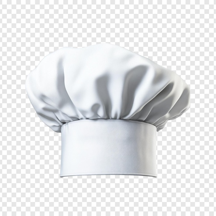 PSD chef de sombrero blanco profesión culinaria cocina de alimentos