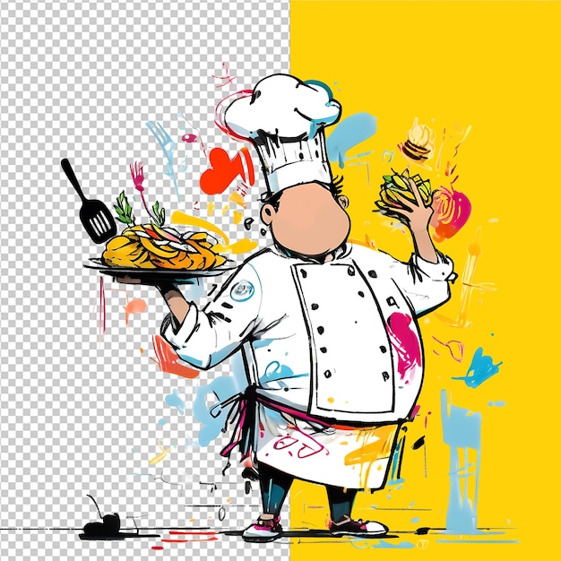 PSD des chefs professionnels, des cuisiniers, des chefs culinaires, des cartes de menu, des affiches de restaurants.