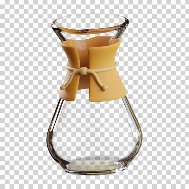 Chemex 3d-illustration