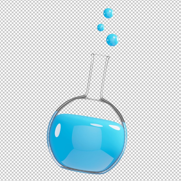 Chemikertrank 3d-darstellung