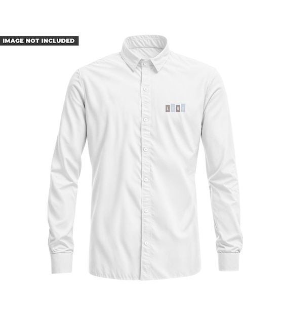 Chemise blanche classique à manches longues