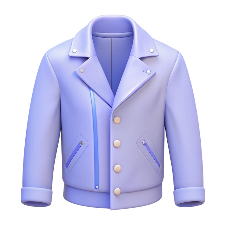 PSD une chemise bleue avec un collier bleu et un collier à boutons