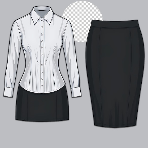 Chemise grise à col transparent sur le fond