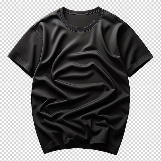 PSD une chemise noire avec un dessin noir