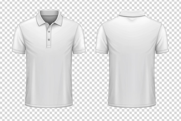 chemise de polo blanche avec un collier et un collier
