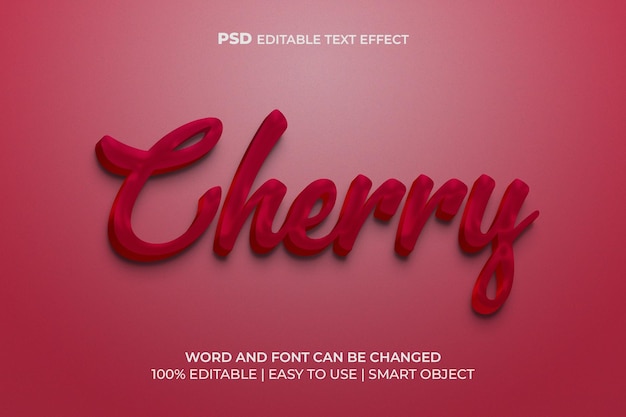Cherry 3d-texteffekt
