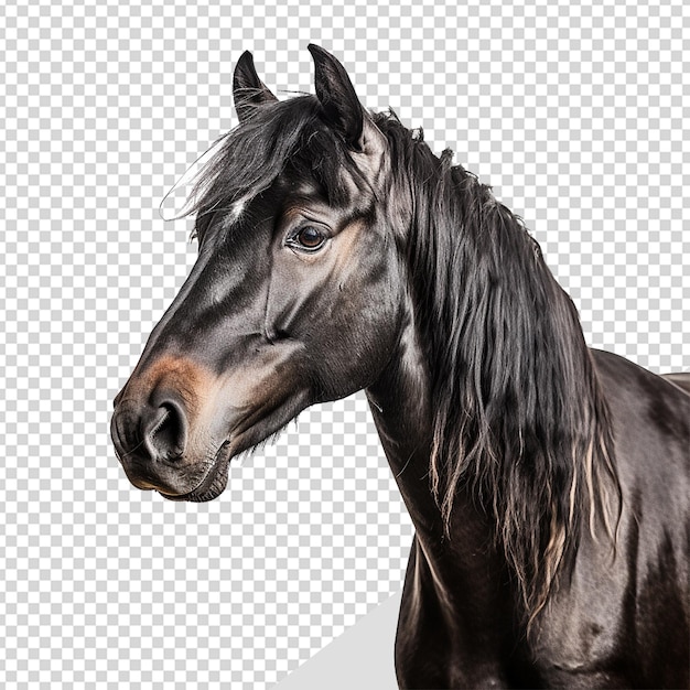 PSD cheval isolé sur fond transparent png