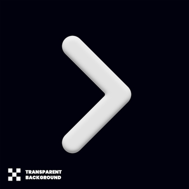 Chevron Arrow Pointer 3D