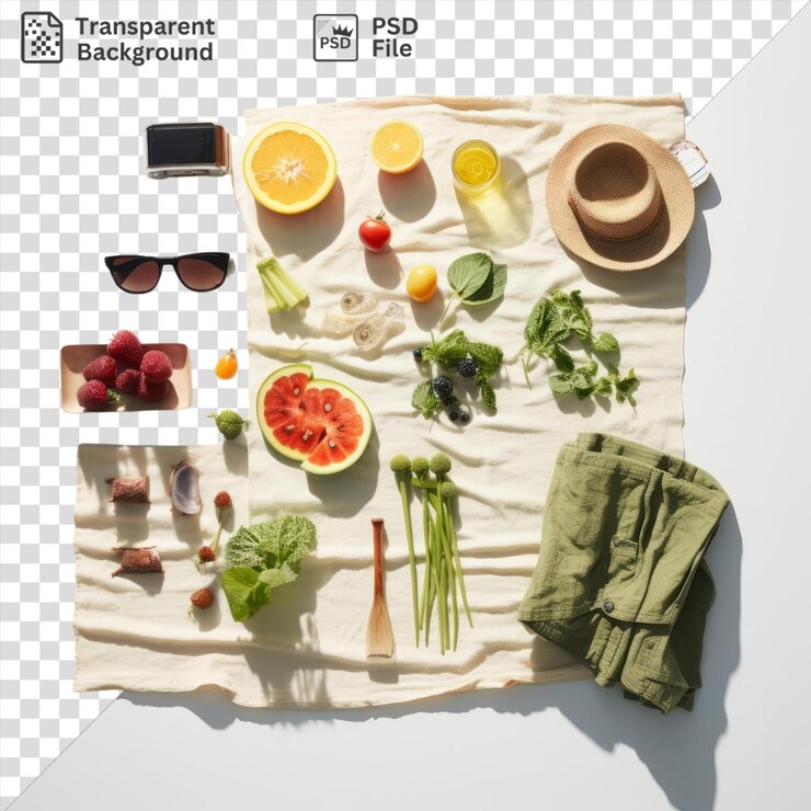 PSD chic summer essentials für einen tag im freien