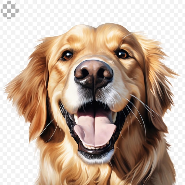 Un Chien Qui A Un Sourire Dessus