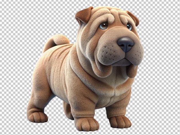 PSD chien de la race du shar pei