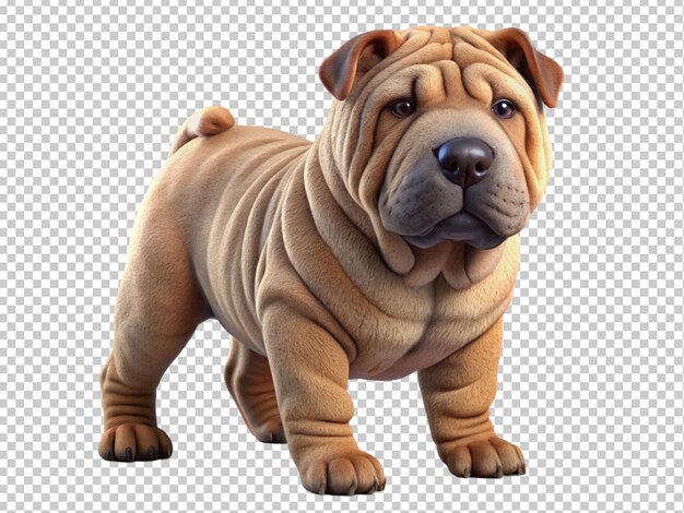 PSD chien de la race du shar pei