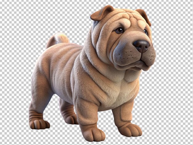 PSD chien de la race du shar pei