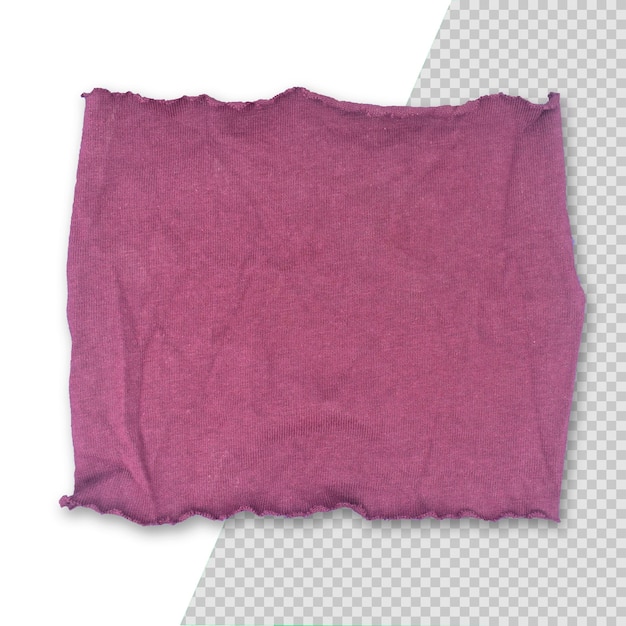 Chiffon en microfibre doux psd isolé