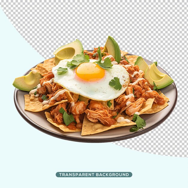 PSD chilaquiles comida mexicana