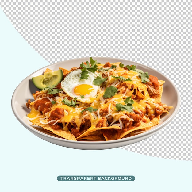 PSD chilaquiles comida mexicana