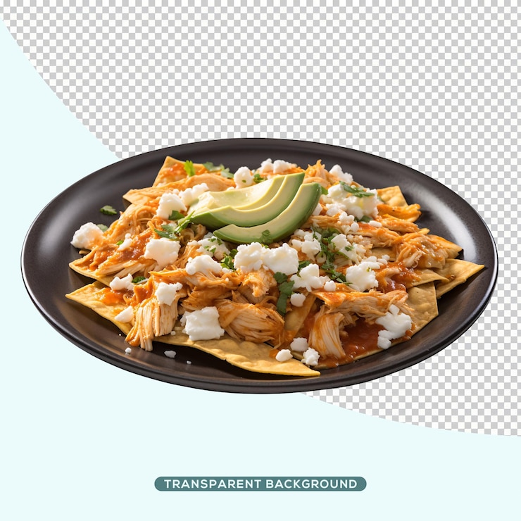 PSD chilaquiles comida mexicana